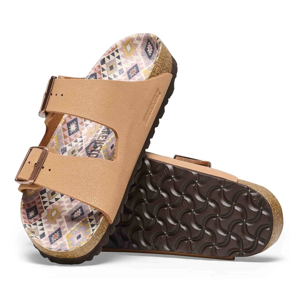 Birkenstock Arizona Vegan Birkibuc (Pecan) Women's